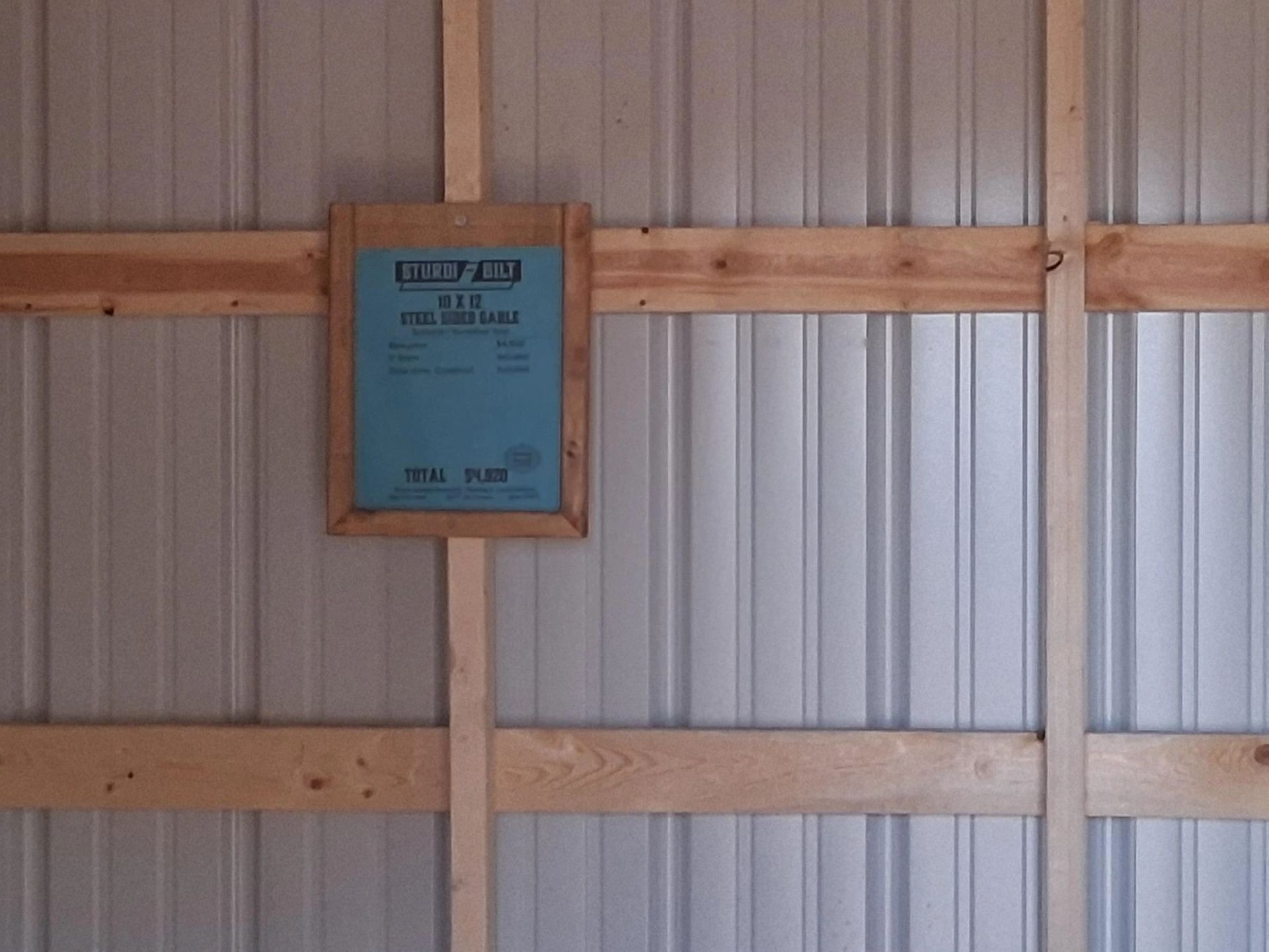 Sturdi-Bilt Lot Inventory 10x12 Metal Shed Price 4920