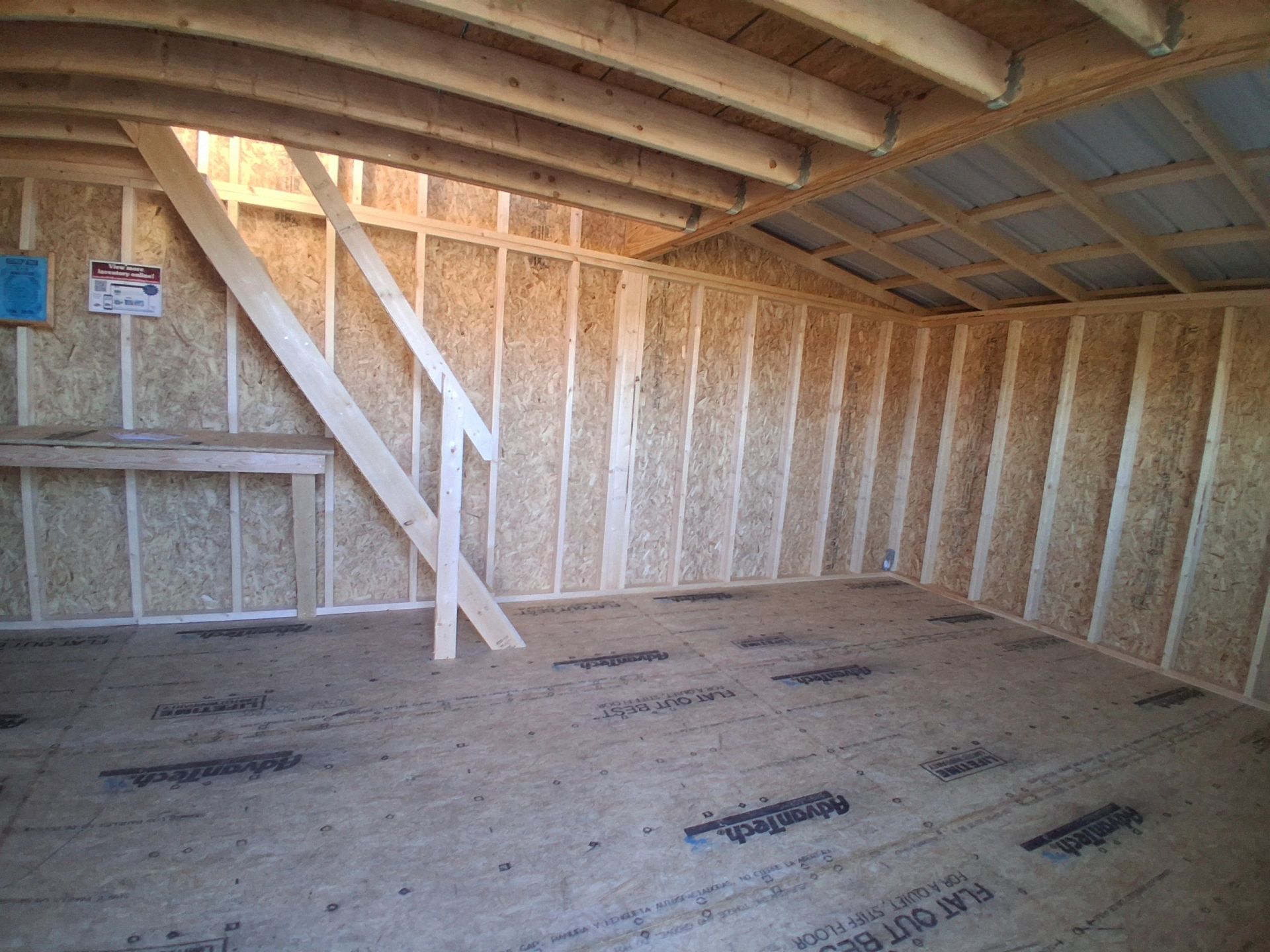 Sturdi-Bilt Lot Inventory 12x28 Homesteader Inside 2