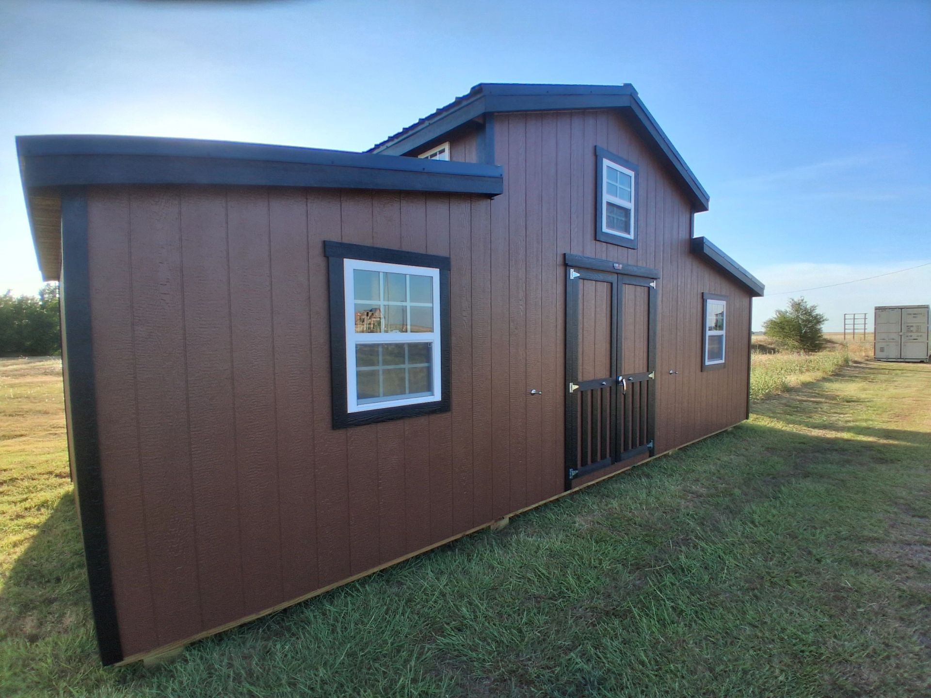 Sturdi-Bilt Lot Inventory 12x28 Homesteader Outside