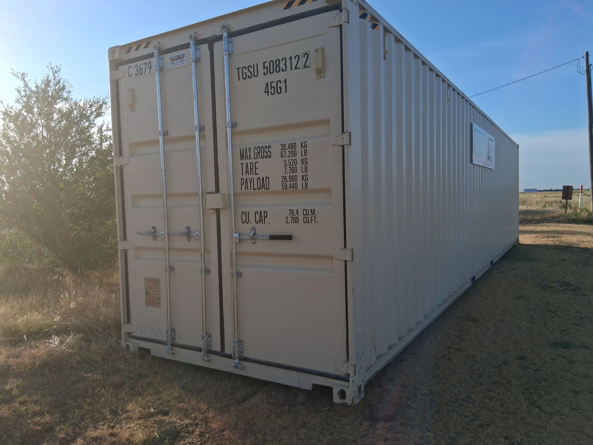 Sturdi-Bilt Lot Inventory 40 Ft Hc Exterior
